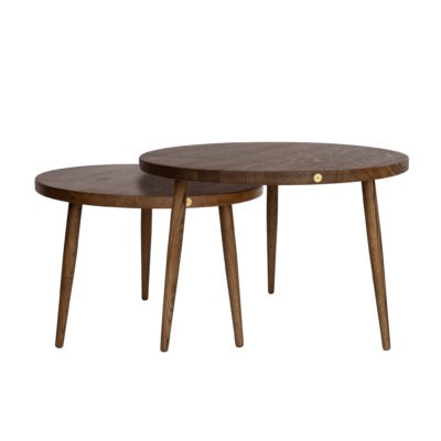 Hera | Sofabord | Egetræ | Sæt af 2 (M/L) - Billede 3