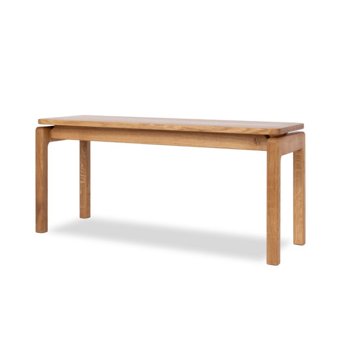 Edda bænk i natur eg, 100 cm